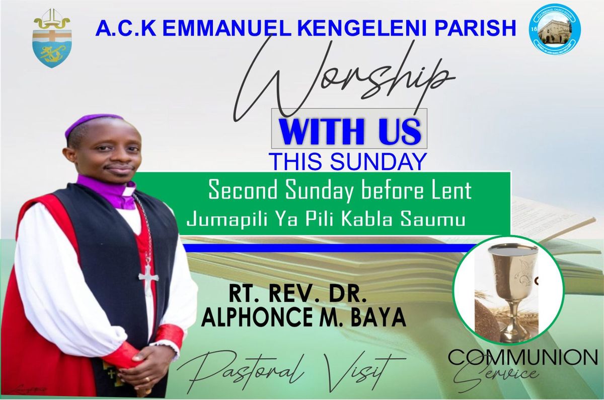 Bishop's Pastoral Visit and Holy Communion Service