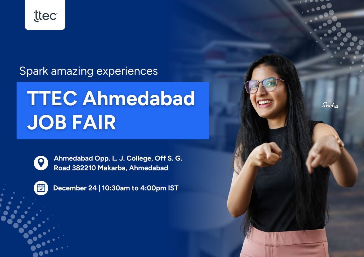 TTEC Ahmedabad Job Fair