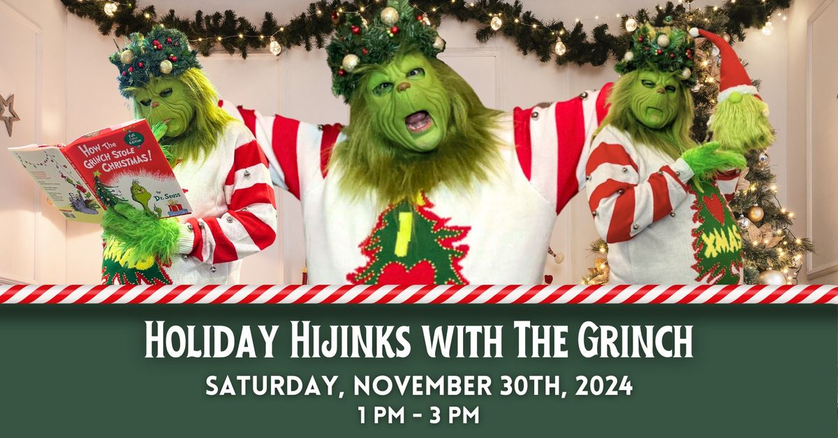 Holiday Hijinks with The Grinch at Huebner Oaks Center