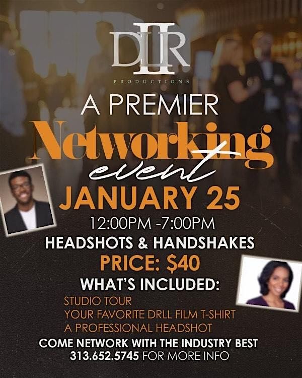 DRII Premier Networking Event "HEADSHOTS & HANDSHAKES"