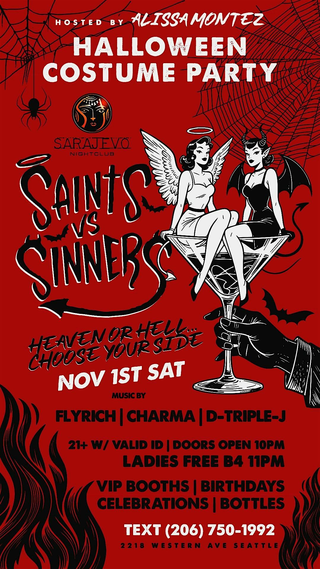 Halloween Costume Party - Saints VS Sinners