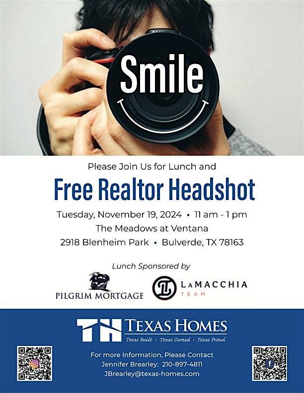 Free Realtor Headshot Event