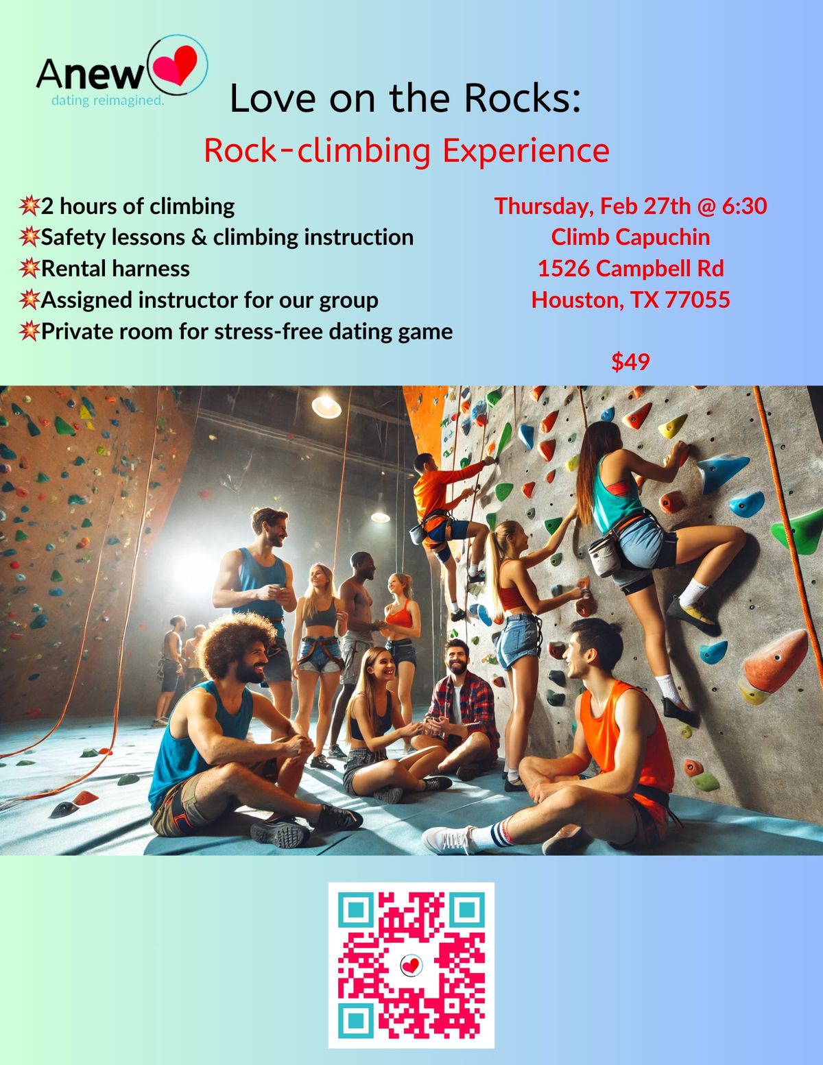 Love on the Rocks - Rock-climbing Experience