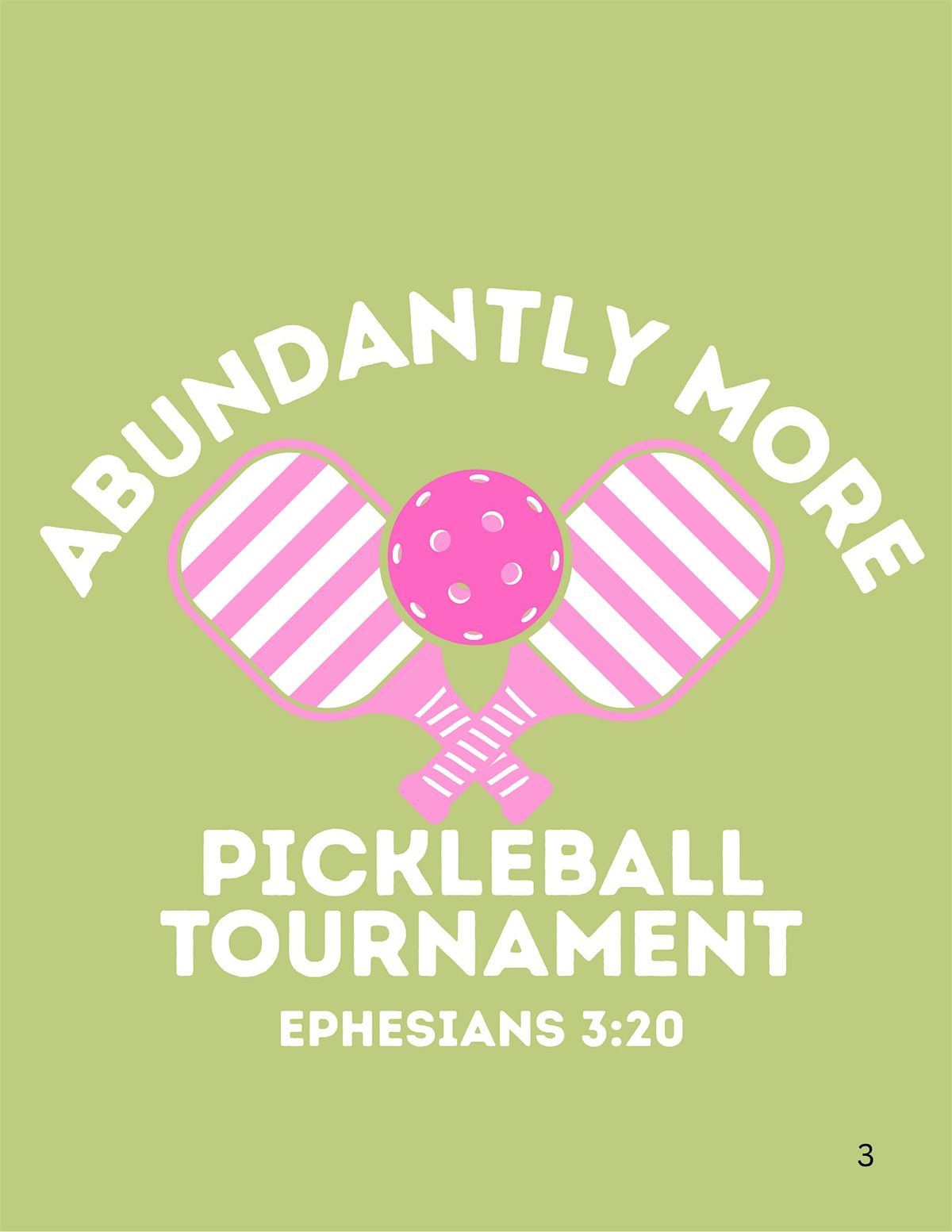 Abundantly More Pickleball Tournament