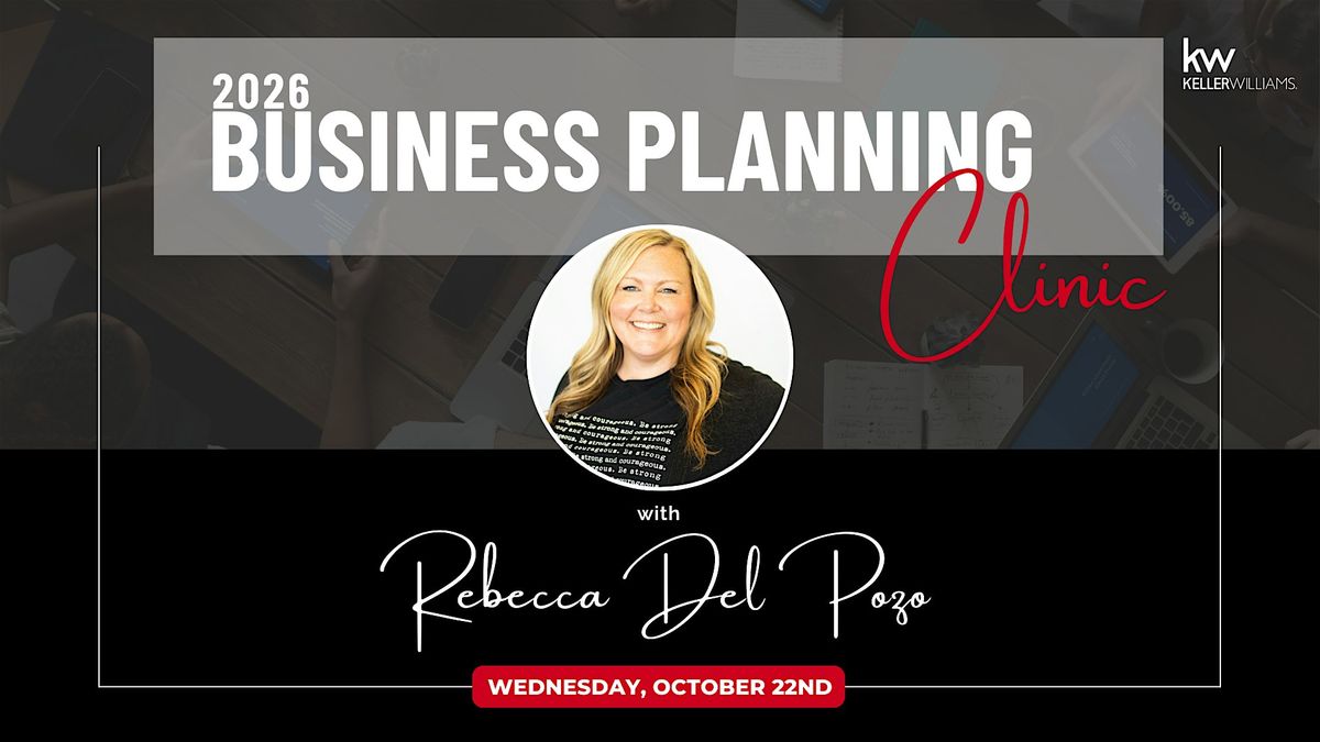 2026 Business Planning Clinic with Rebecca Del Pozo - Eugene