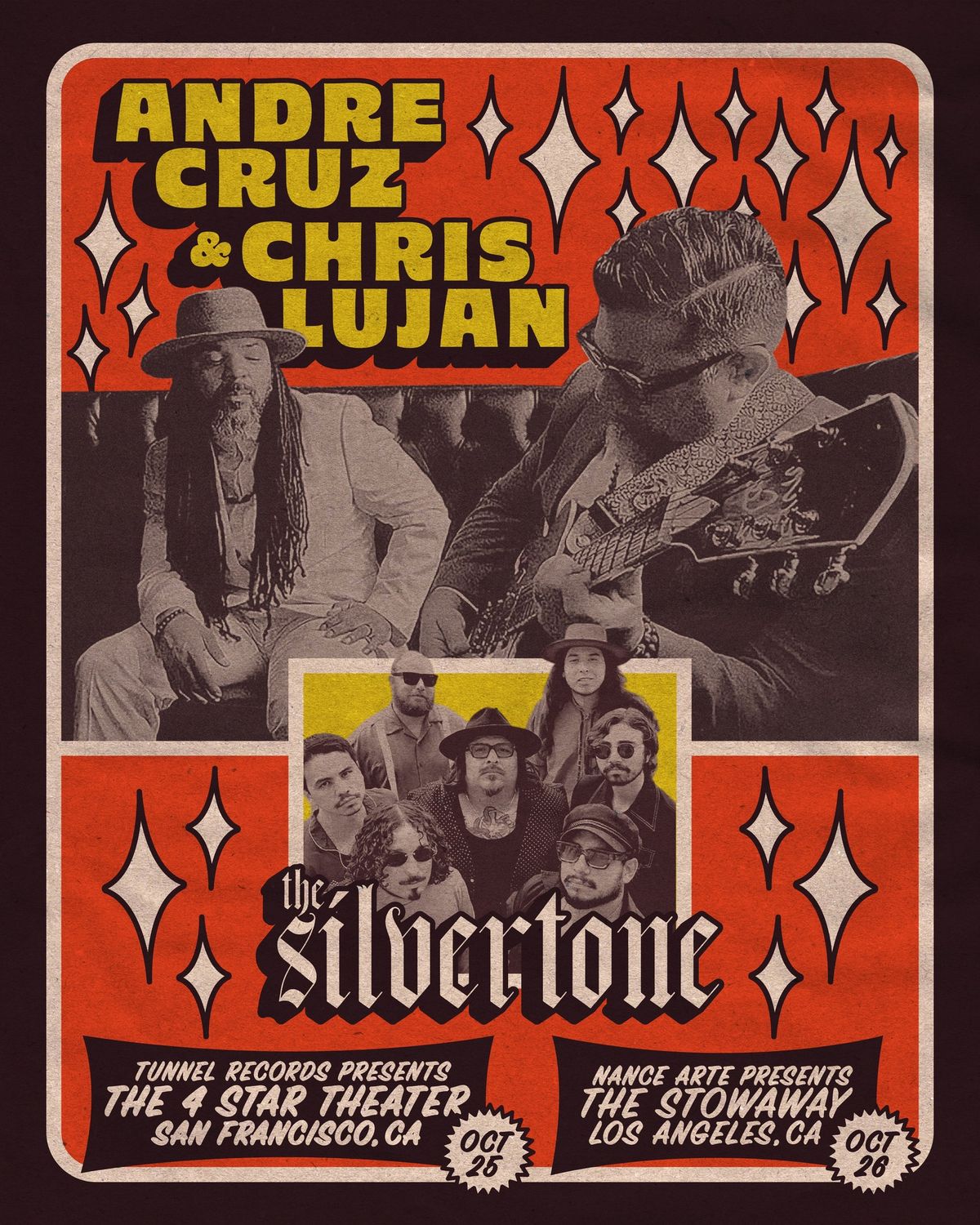 Andre Cruz & Chris Lujan w\/ The Silvertone at The Four Star Theater