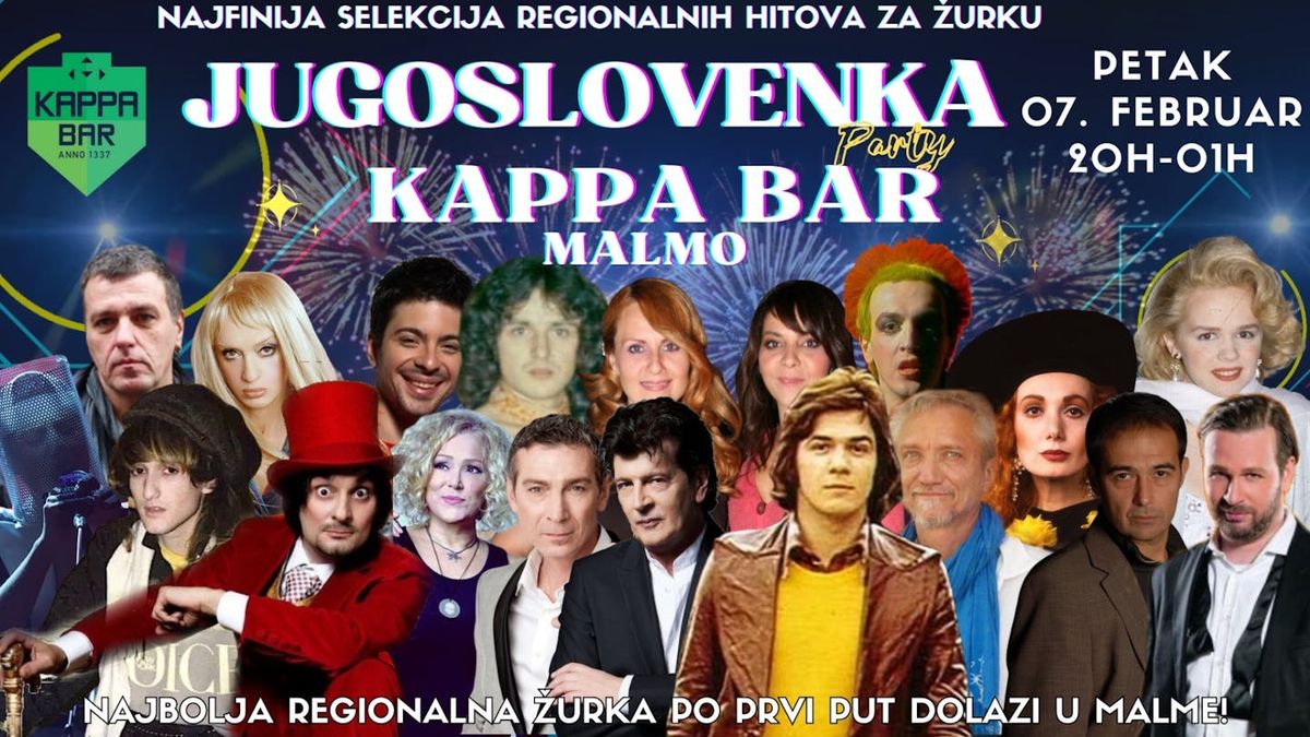 Prvi Put u Malm\u00f6-u: Jugoslovenka Party || Kappa Bar 07.02.2025.