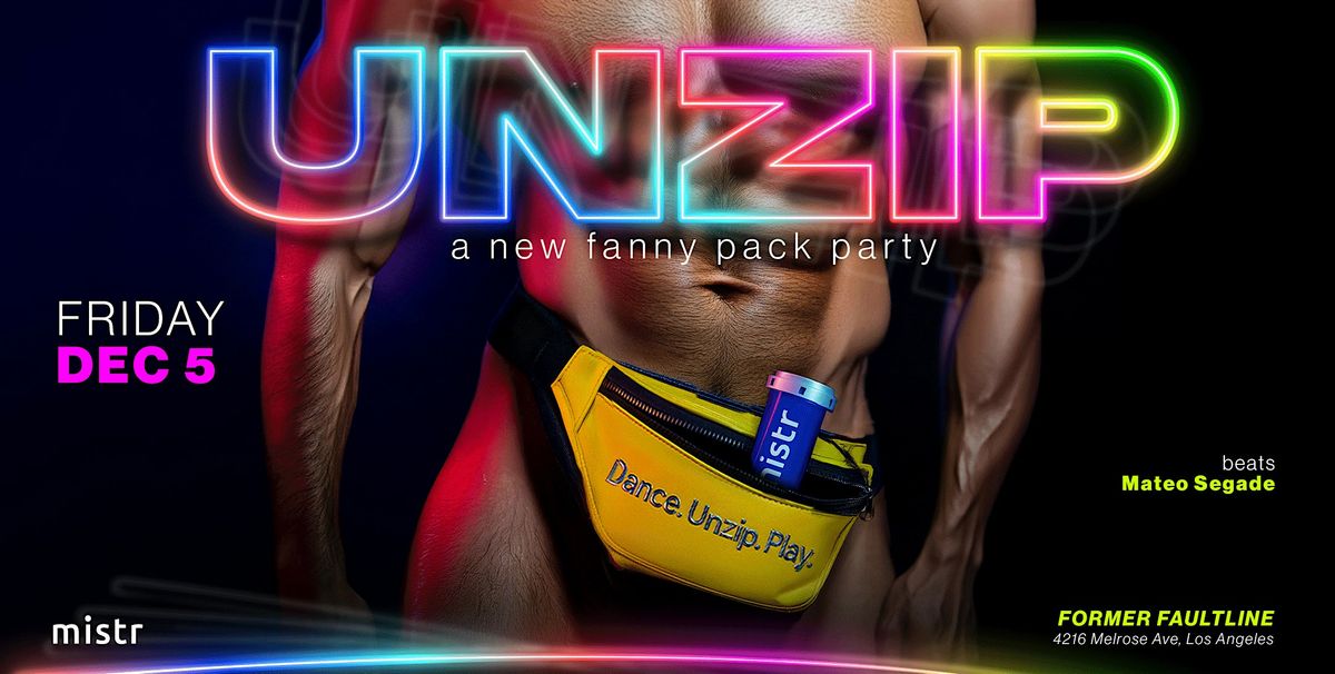 UNZIP The Fanny Pack Popup Party