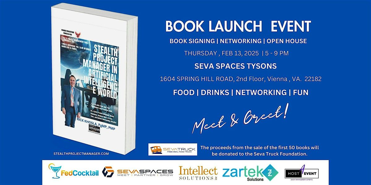 Book Signing & Networking Night at Seva Spaces