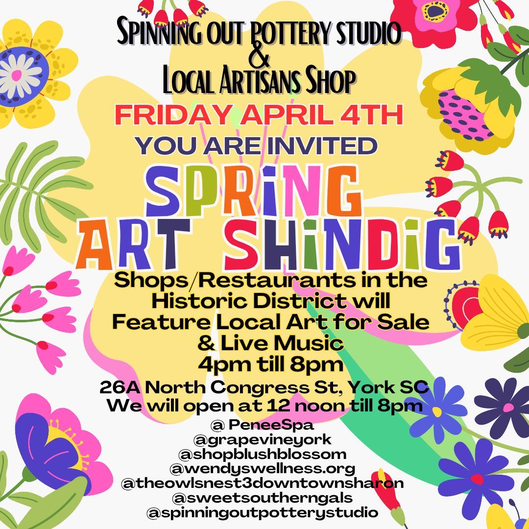 Spring Art Shindig Downtown Historic York