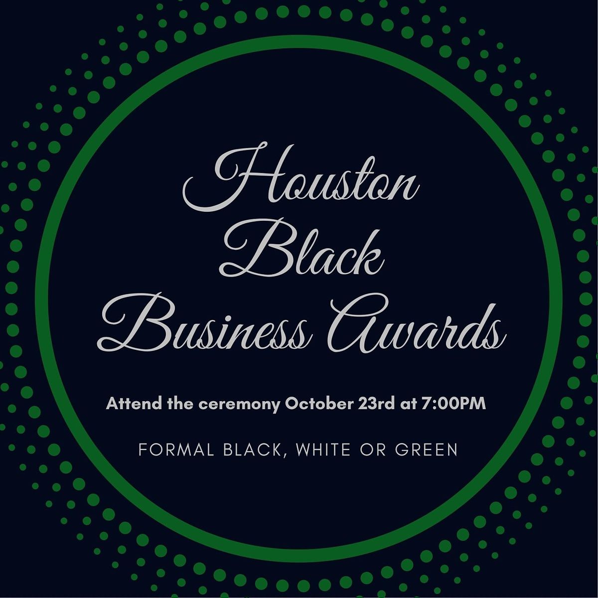 1st Annual Houston Black Business Awards