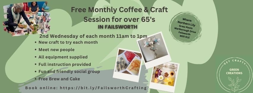 Over 65\u2019s Coffee & Craft Session - Failsworth 