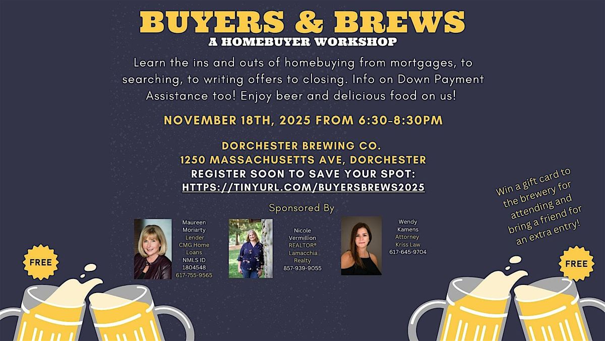 Buyers & Brews: A Homebuyer Workshop