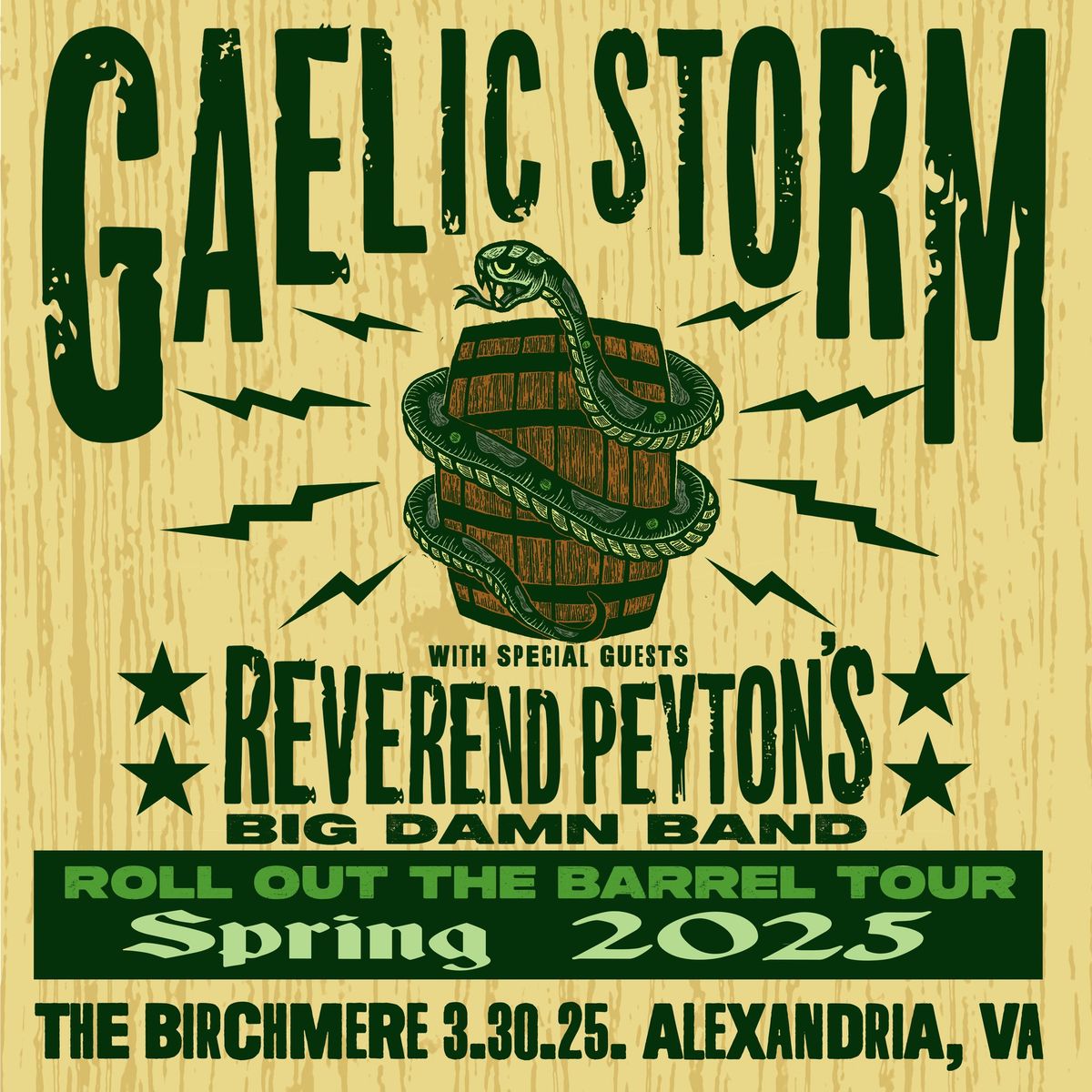 Gaelic Storm with special guest Reverend Peyton's Big Damn Band