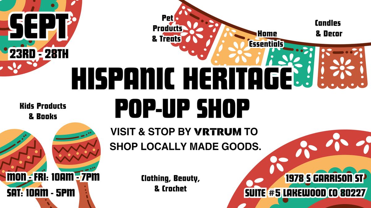 Hispanic Heritage Pop-Up Shop 