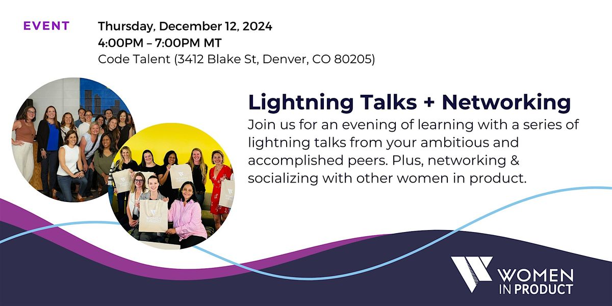 WIP Denver - Lightning Talks + Networking