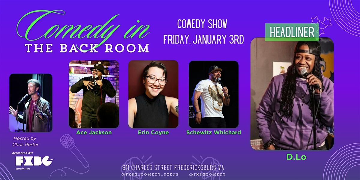 Comedy in The Back Room - January Show