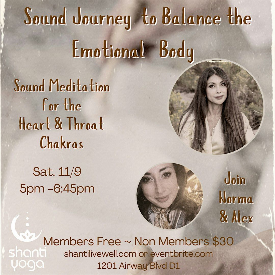 Sound Journey for balancing emotions