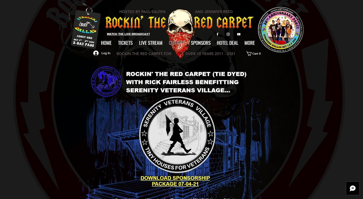Rockin the red carpet for Veterans