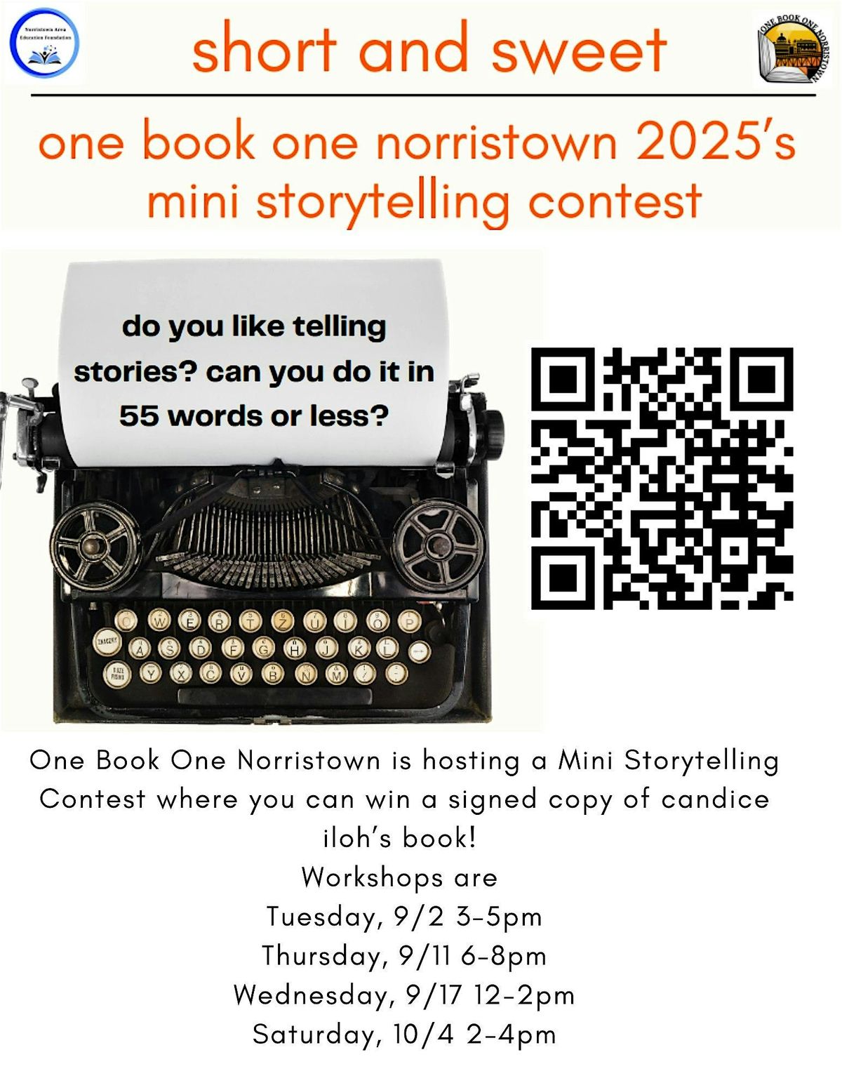 Free Microstory Telling Workshop