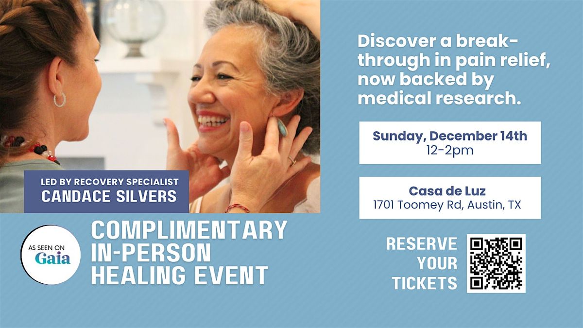 Complimentary In-Person Healing Event with Candace Silvers