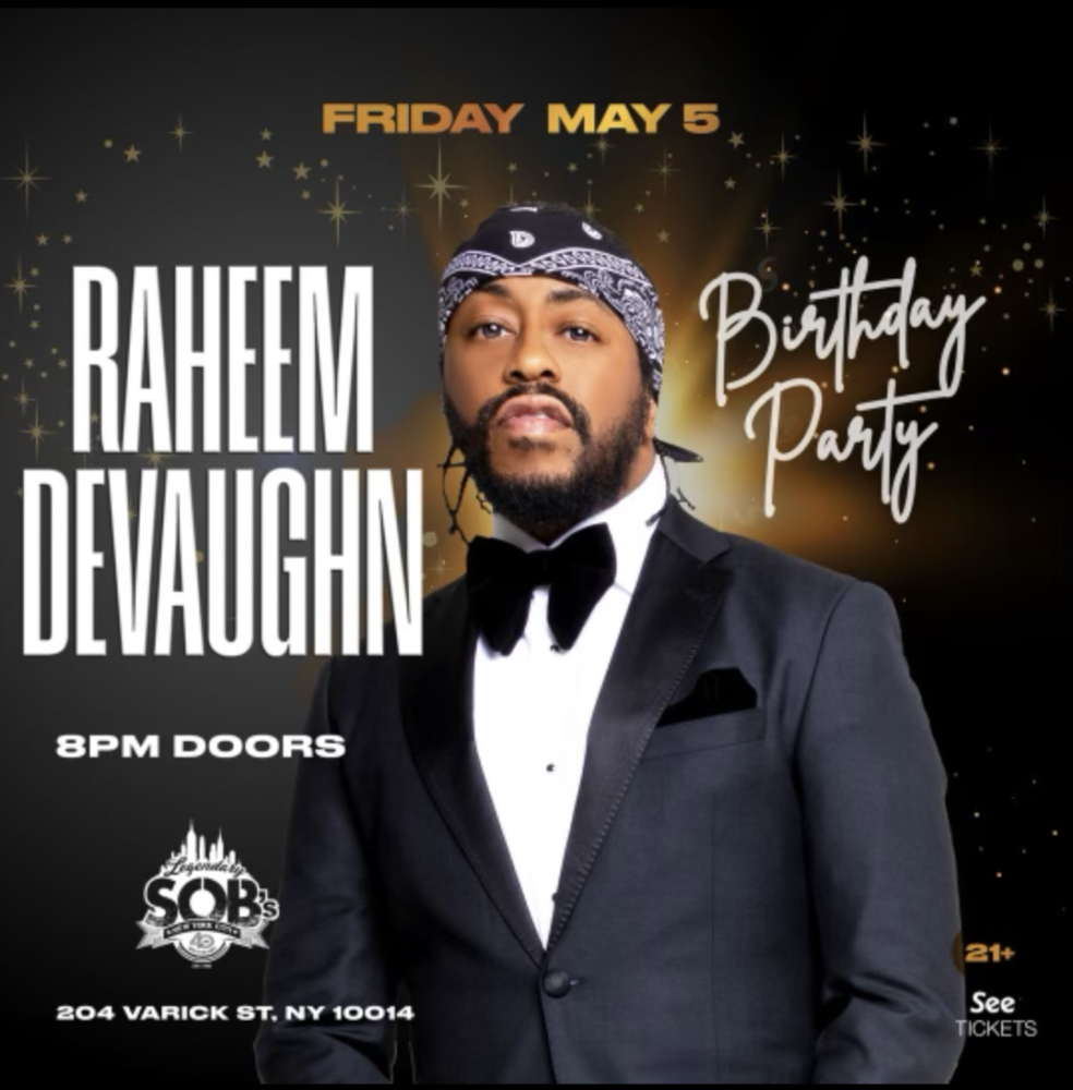 Raheem Devaughn at Sony Hall