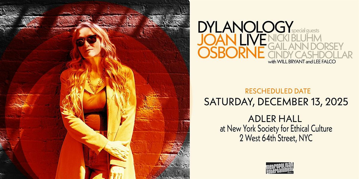 Joan Osborne presents DYLANOLOGY LIVE