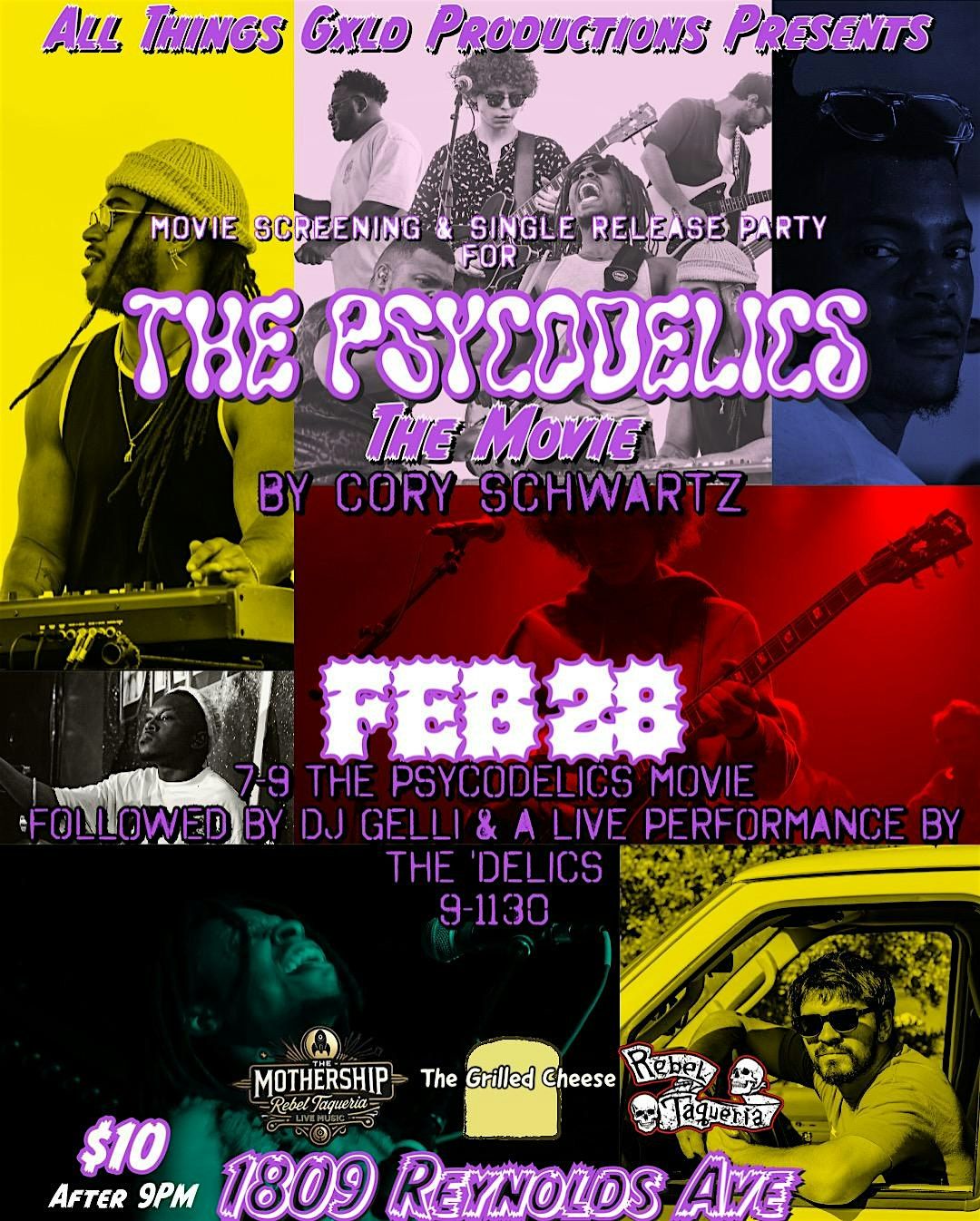 The Psycodelics Movie Screening & Single Release Party