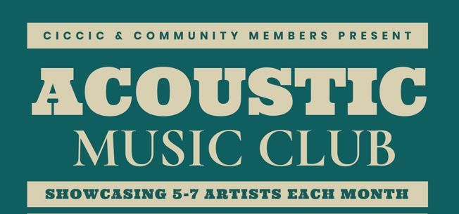 Acoustic Music Club \u2013 3rd Thursday of the Month