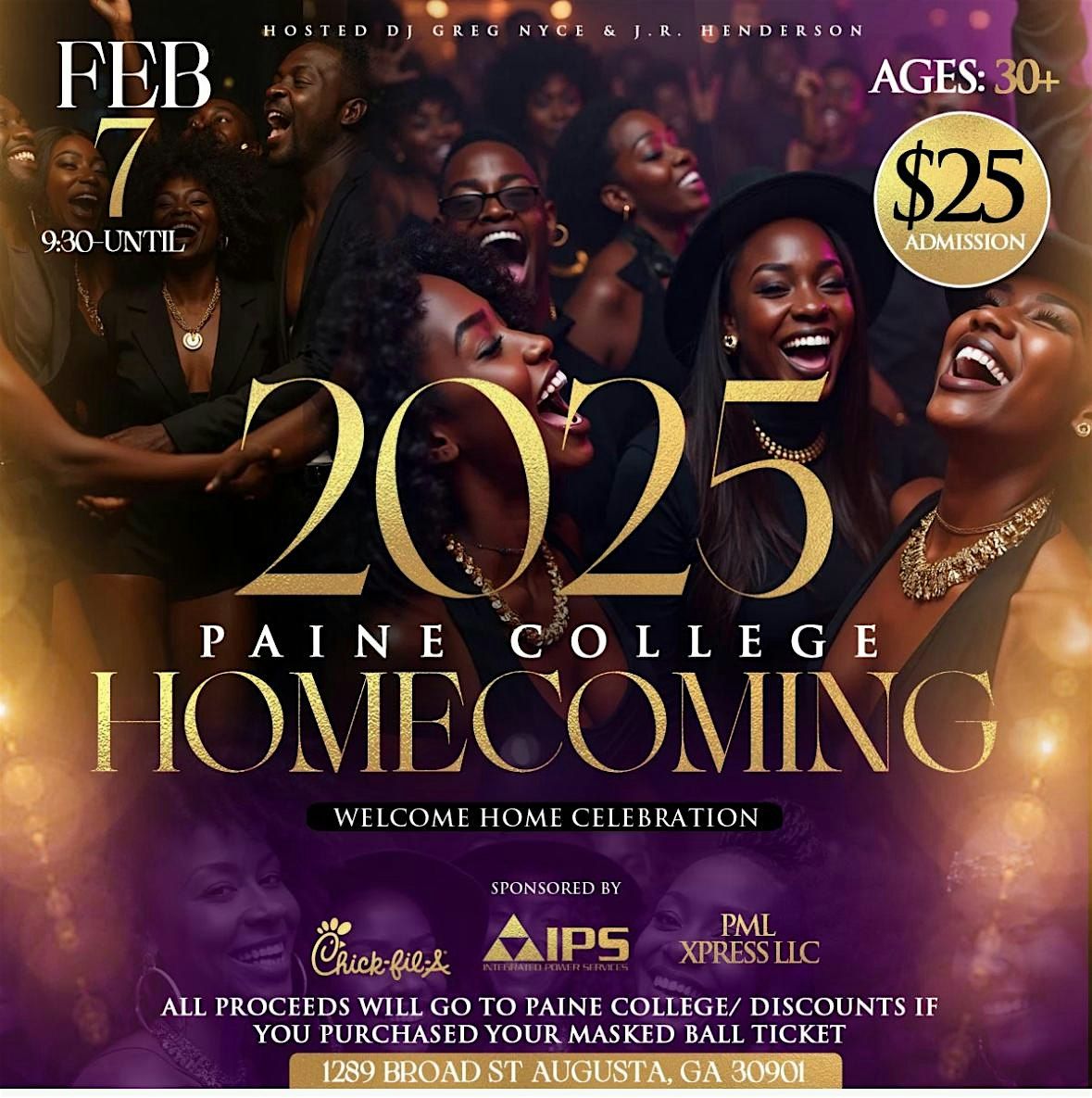 2025 Paine College Welcome Home Party Hosted By J.R. & DJ Greg Nyce