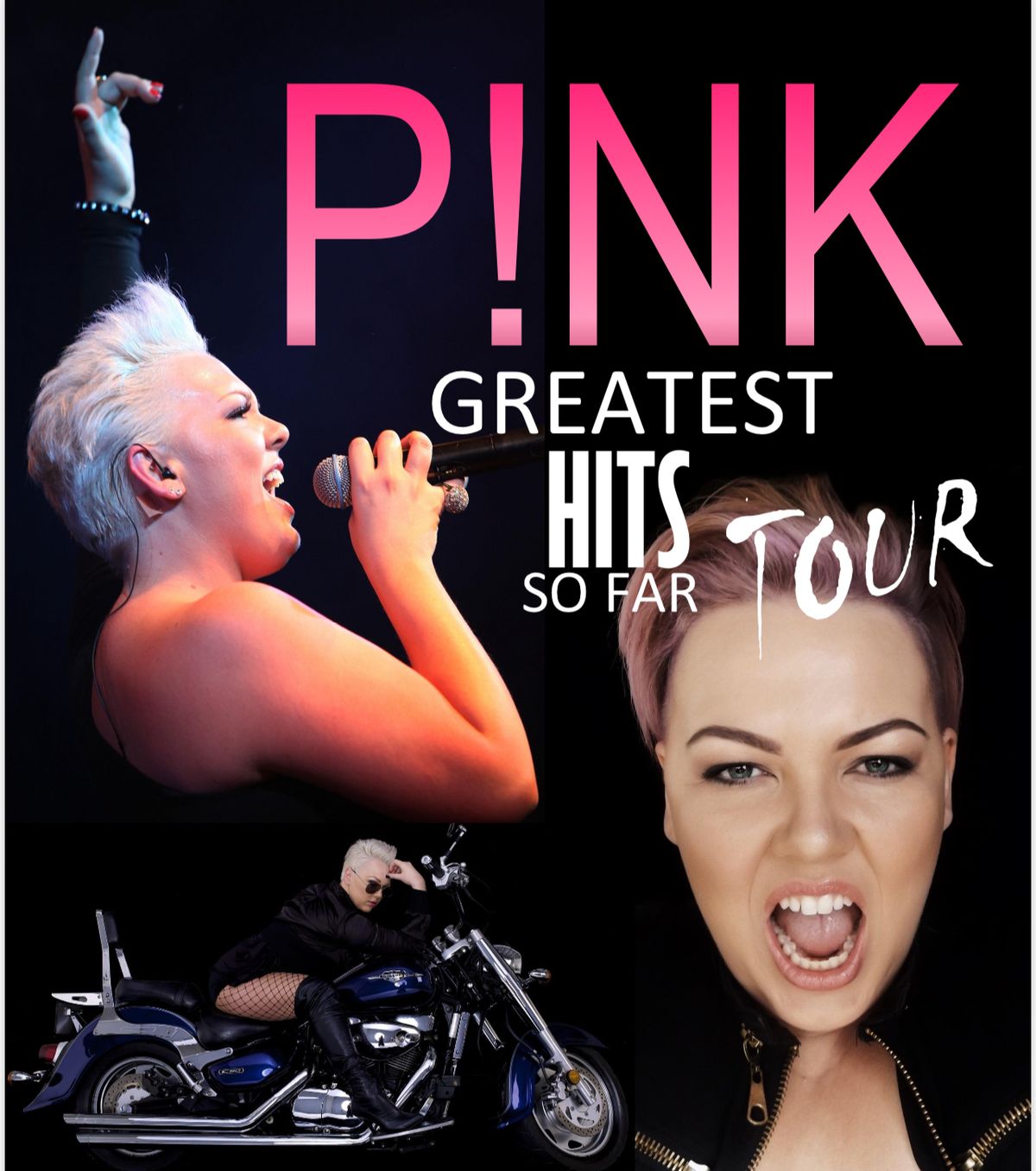 Pink Lets get the party started show