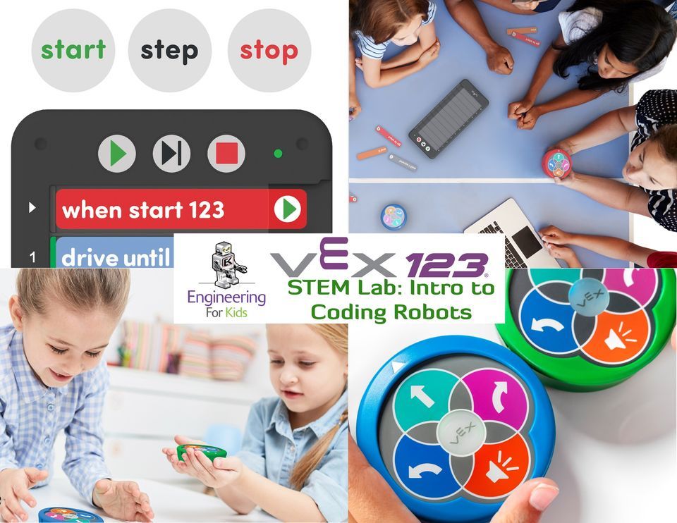 VEX 123 STEM Intro to Coding Robots K-2 Plymouth