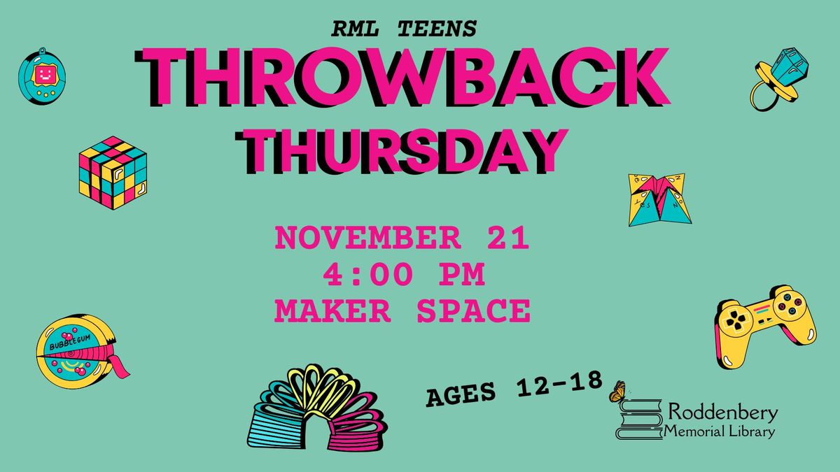 Teens Throwback Thursday