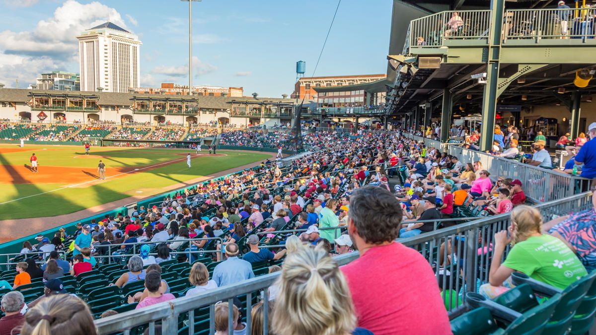 Montgomery Biscuits Baseball at Montgomery Riverwalk Stadium