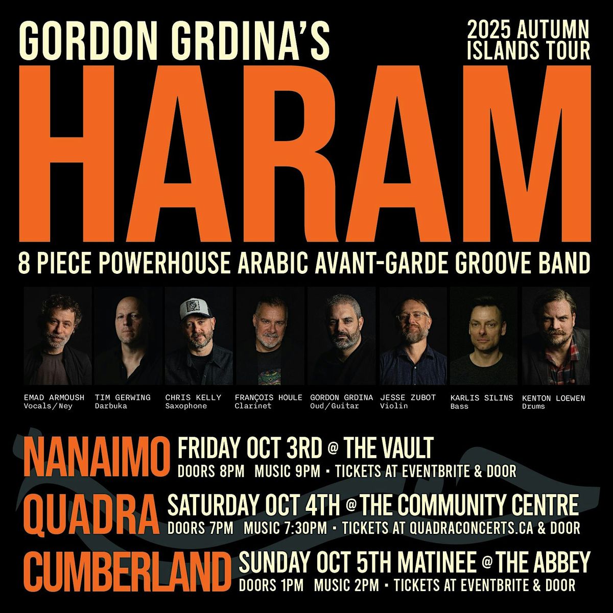 Gordon Grdina's Haram at The Vault