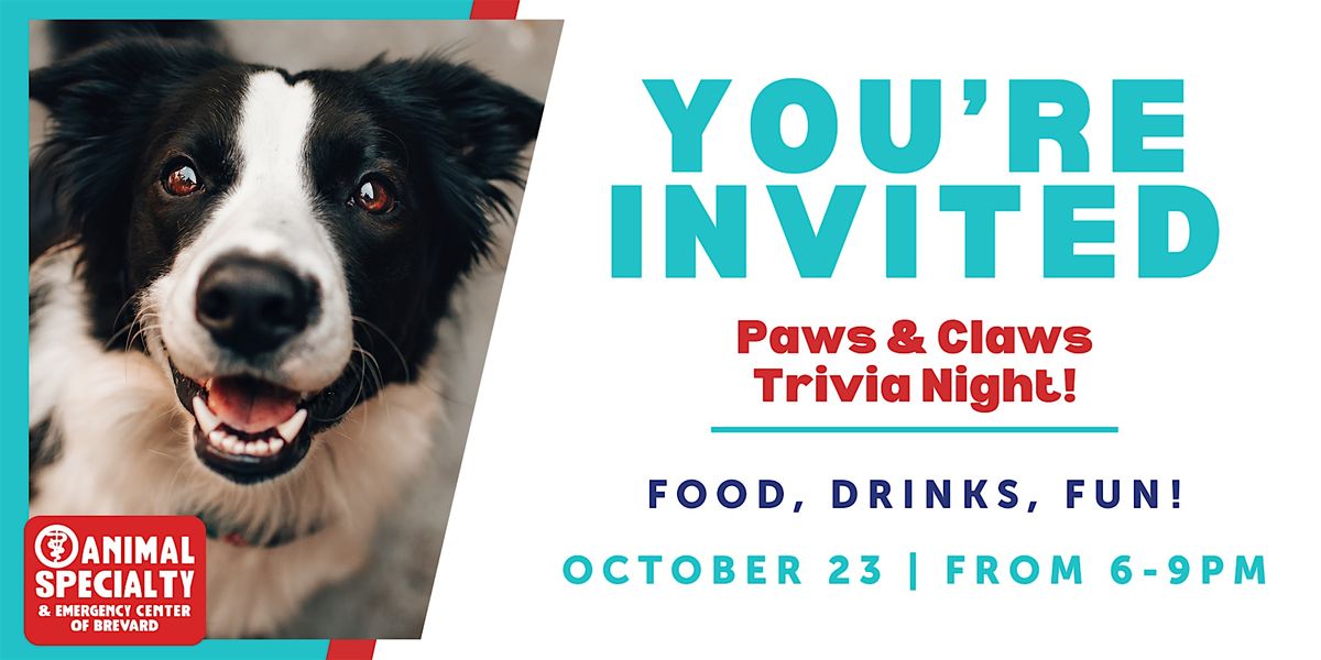 Paws and Claws Trivia Night