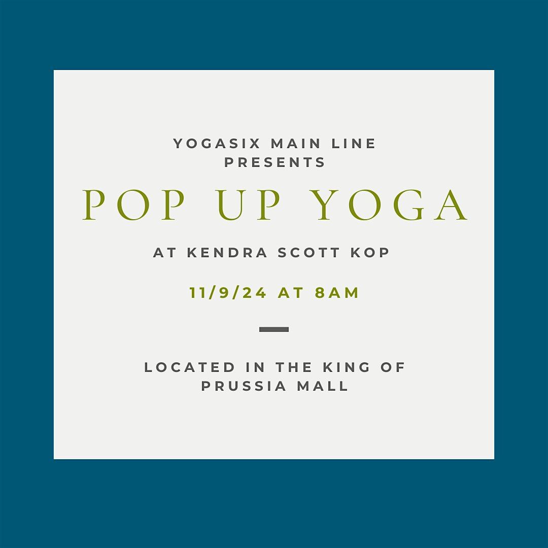 Yoga at Kendra Scott KOP