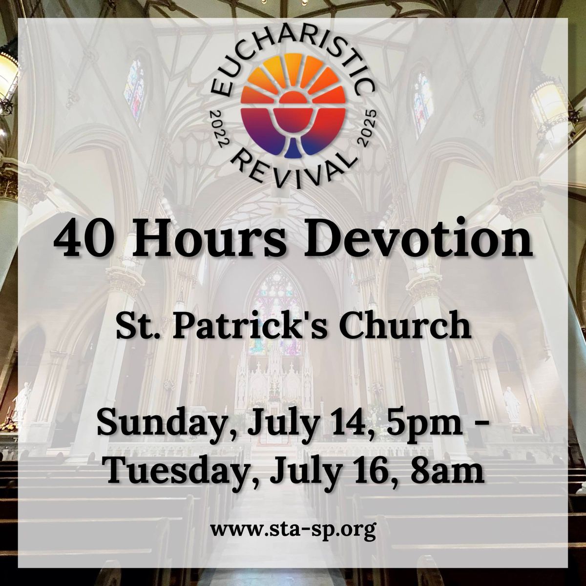 40 Hours Devotion 