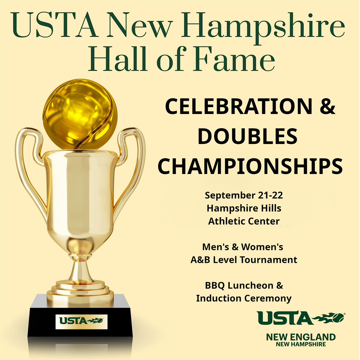 NH Tennis Hall of Fame Celebration and Doubles Championship 2025
