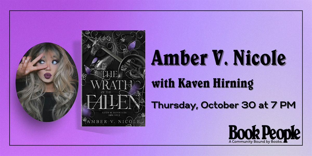 BookPeople Presents: Amber V. Nicole - The Wrath of the Fallen