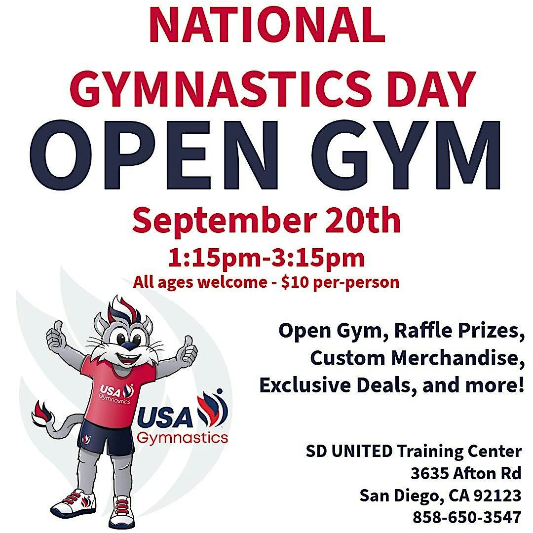 National Gymnastics Day: OPEN GYM