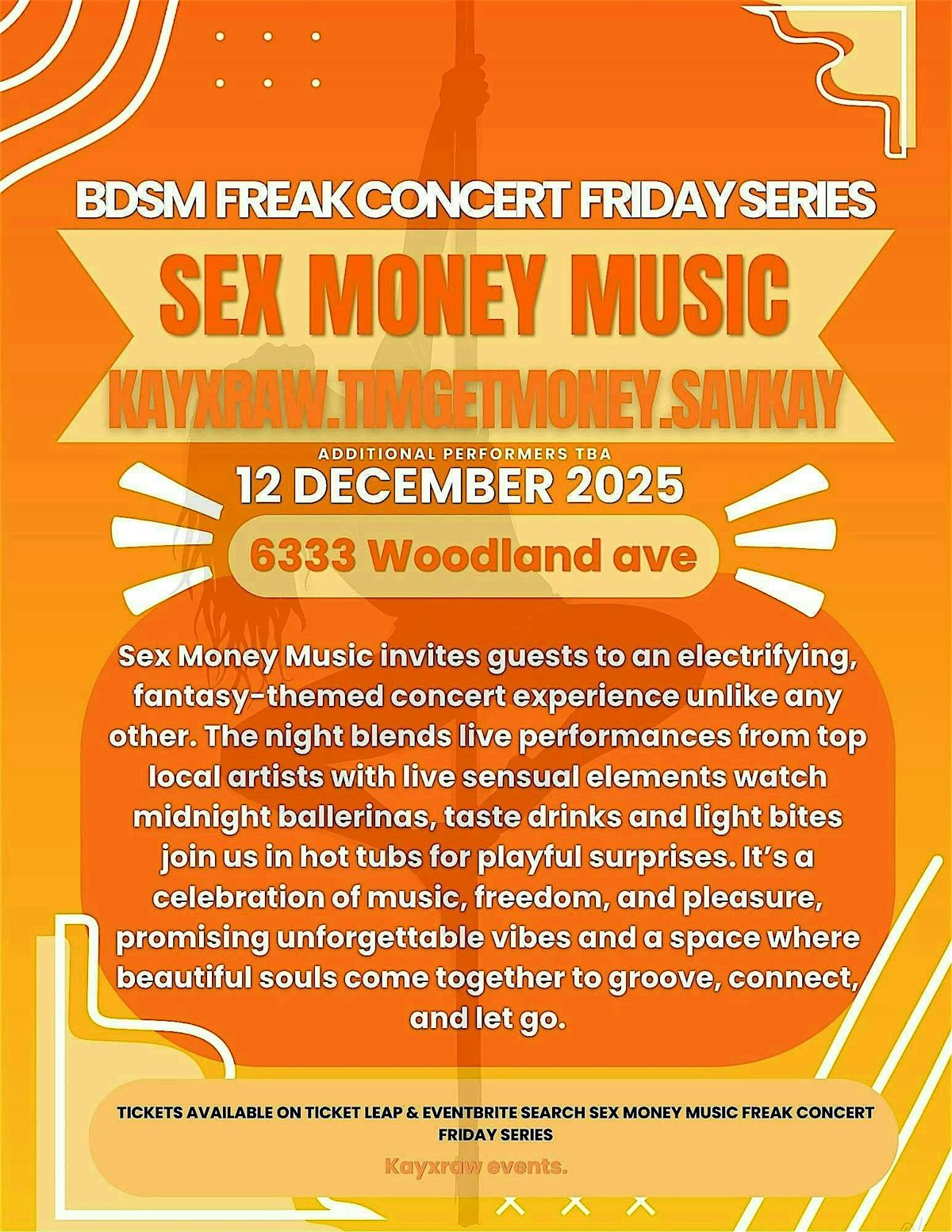 Sex Money Music Freak Concert Friday Series