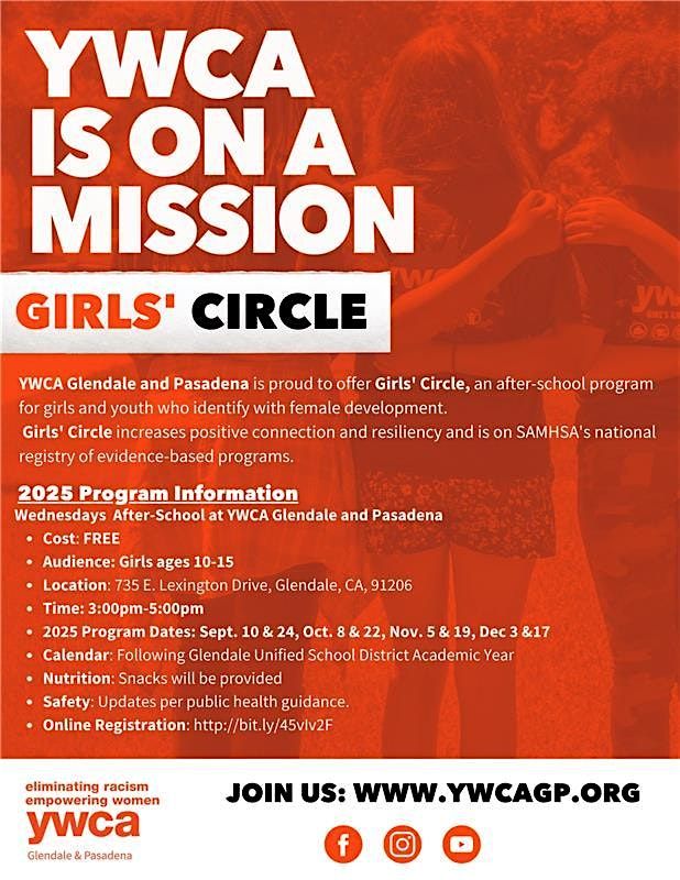 YWCA Girls Circle in Glendale