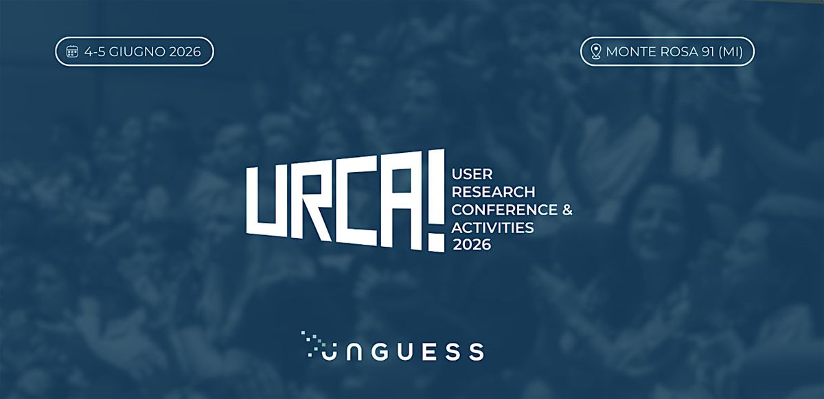URCA! 2026 - User Research Conference & Activities