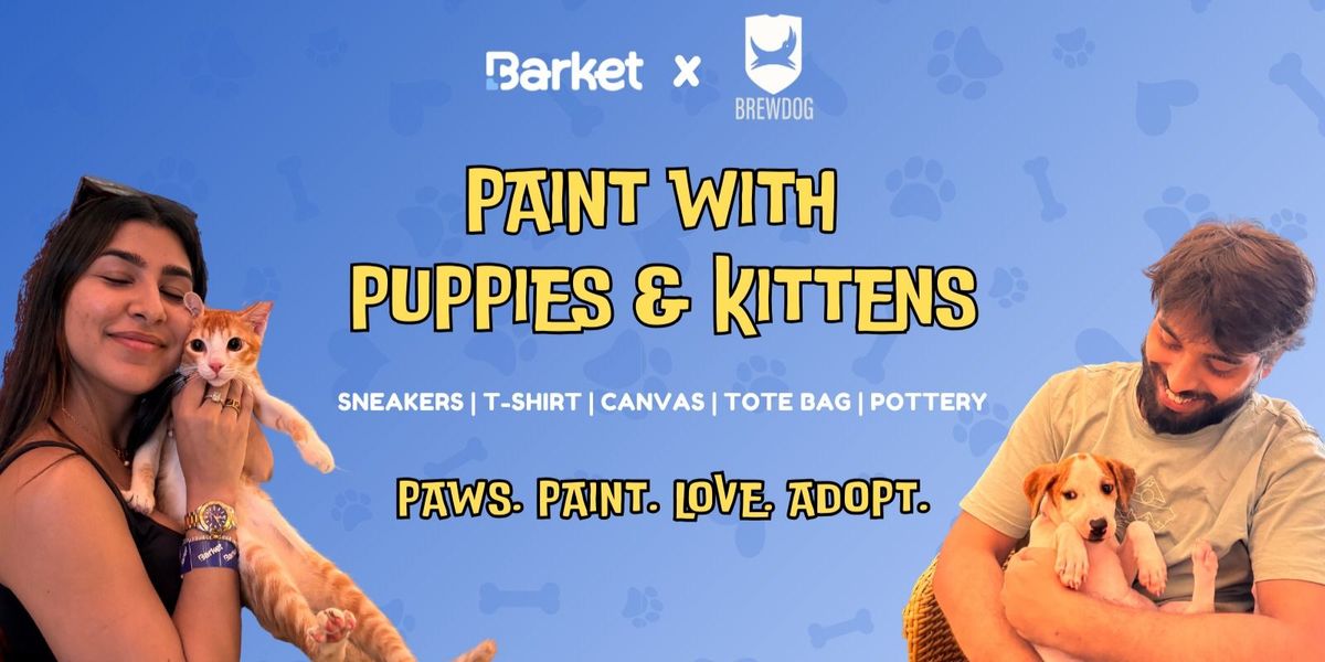 Paint with Puppies & Kittens by Barket