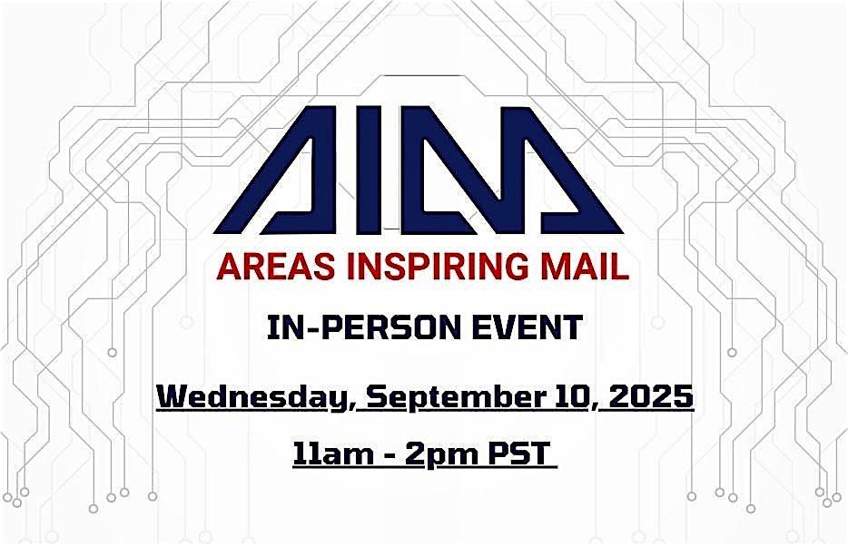 WestPac Areas Inspiring Mail (AIM) FREE in-person event