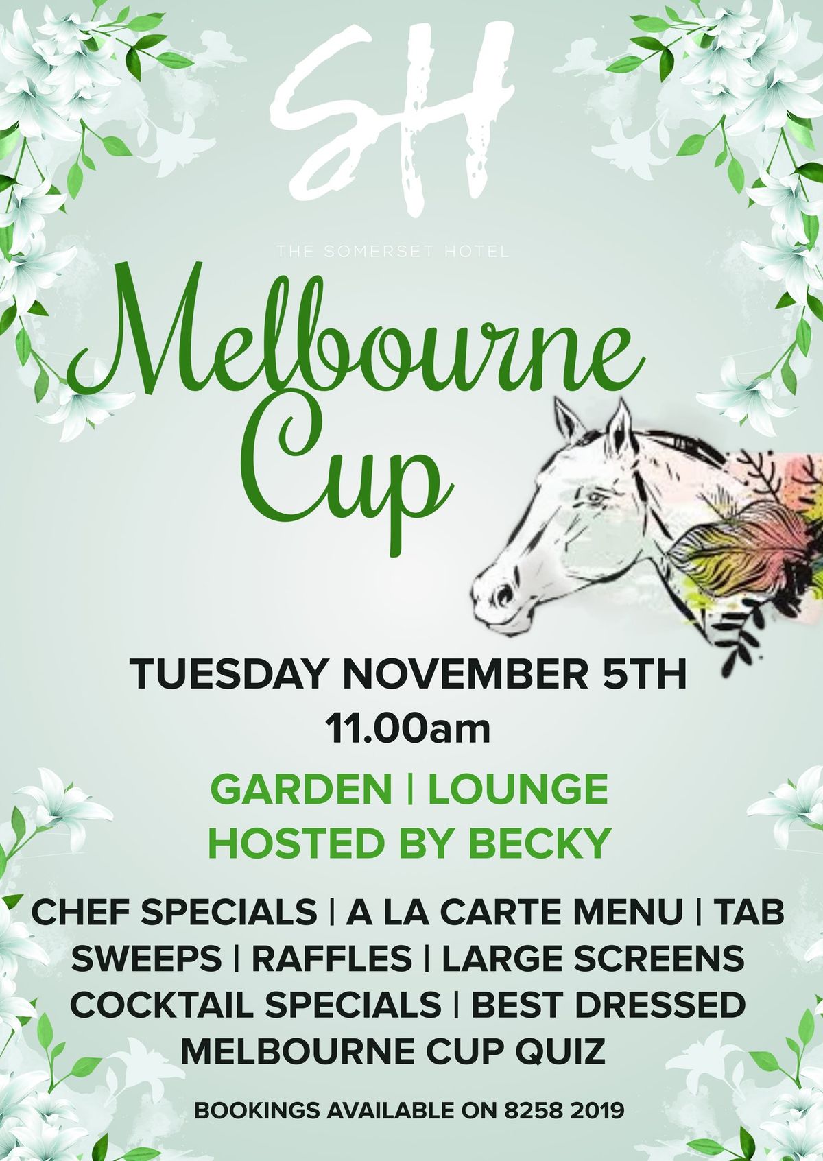 MELBOURNE CUP LUNCH 