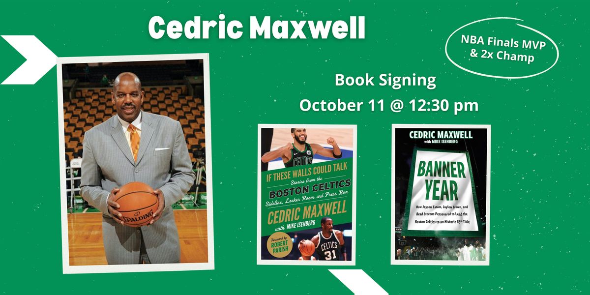 Cedric Maxwell, NBA Finals MVP & 2x Champion, Meeting Fans & Signing Books