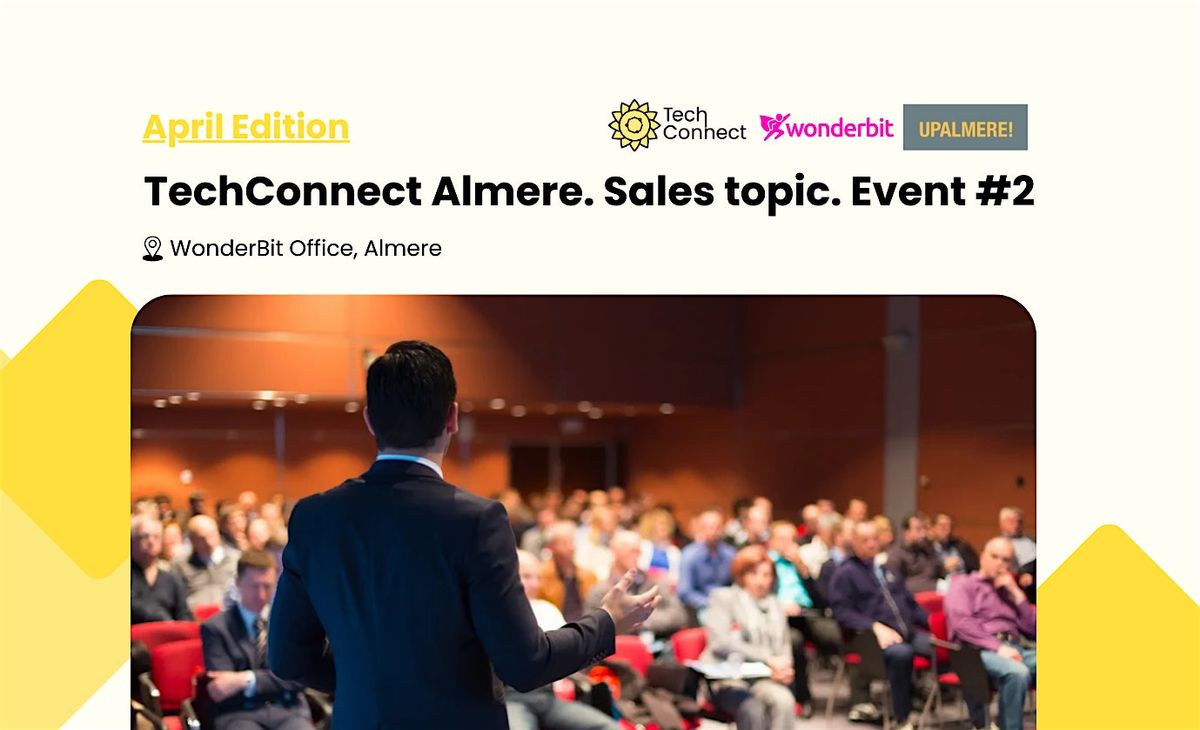 TechConnect Almere. Sales topic. Event #2