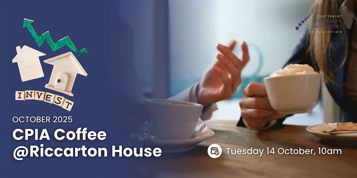 CPIA Coffee @ Riccarton House October 2025